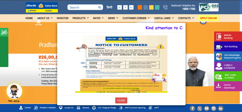 Indian Bank SO Vacancy 2025