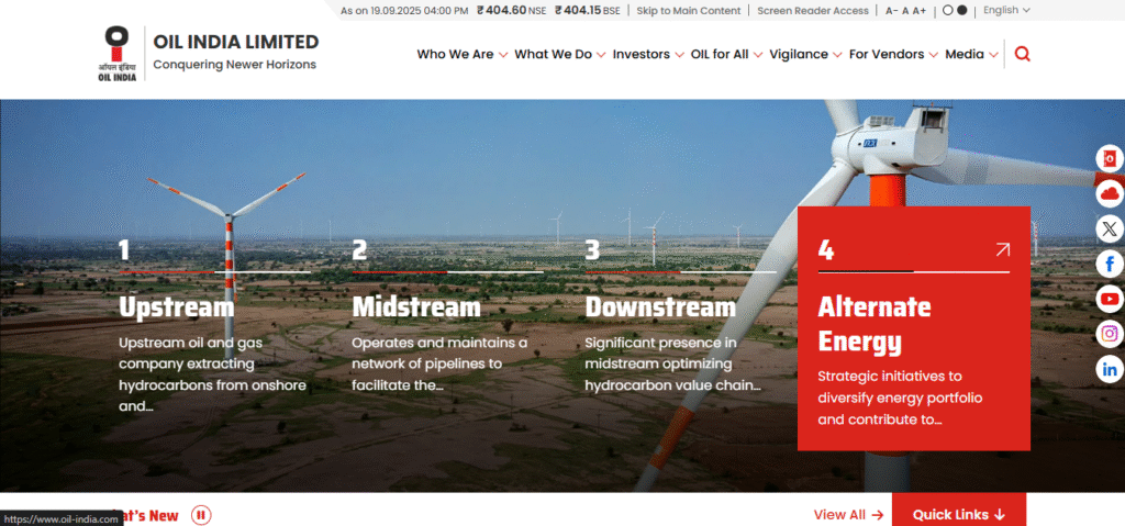 Oil India Recruitment 2025