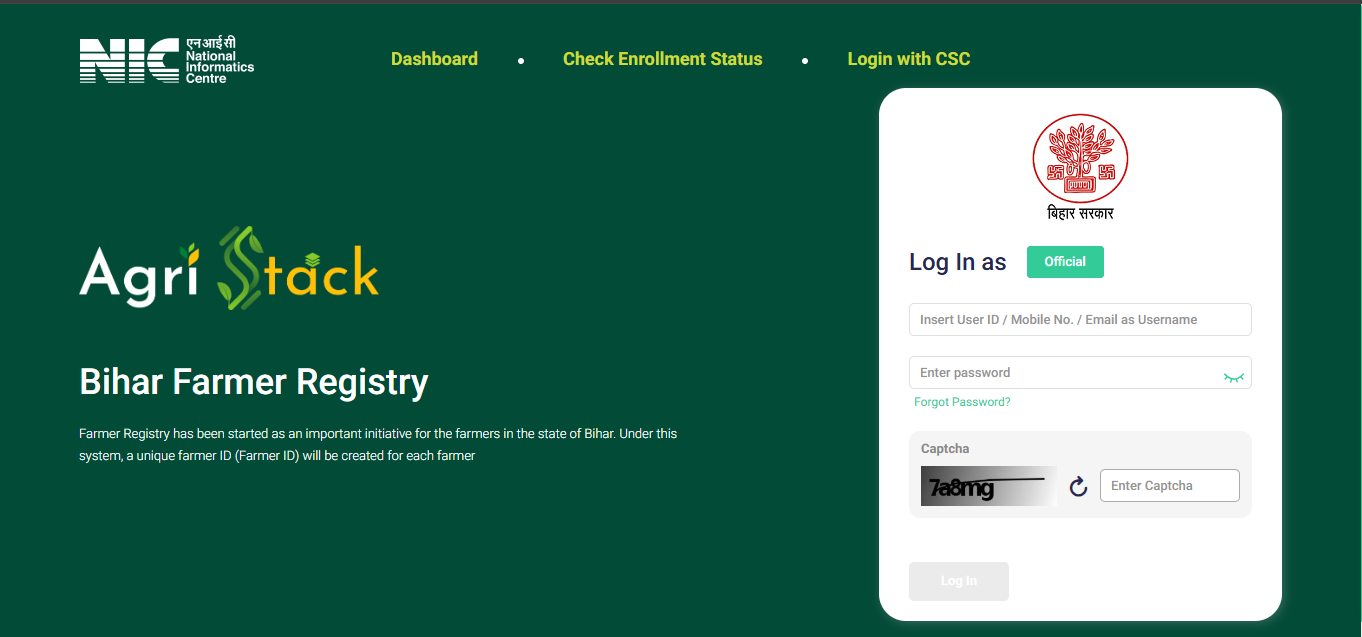 Bihar Farmer ID Online Registration 2025