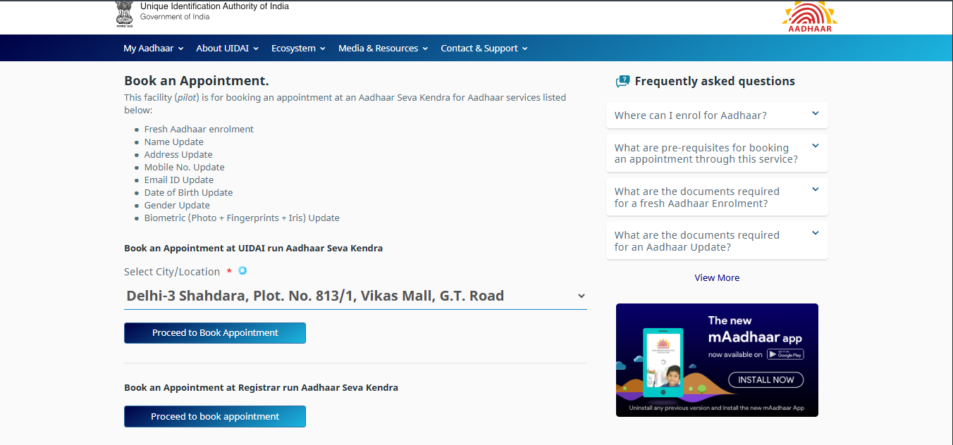 How To Link Mobile Number To Aadhar Card 2025